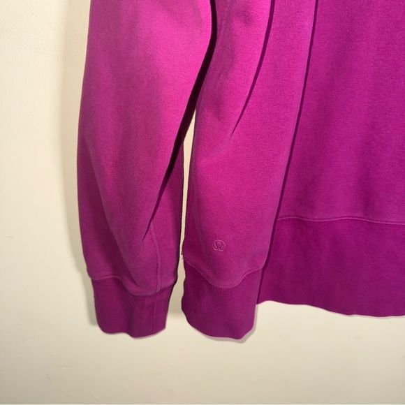 LULULEMON loungeful Magenta cozy pullover athleisure hoodie 10 - Picture 9 of 9